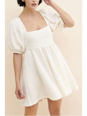 Free People | Dresses | Free People Sandy Shores Babydoll Mini Dress In  Ivory | Poshmark